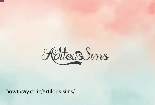 Artilous Sims