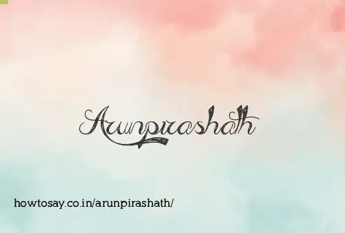 Arunpirashath