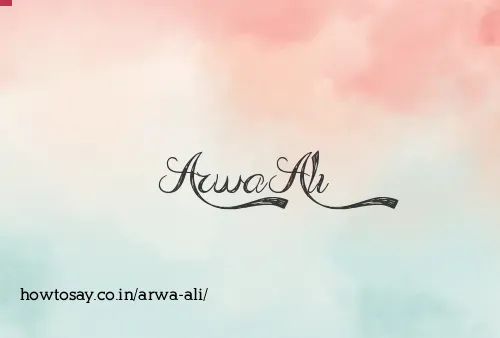 Arwa Ali