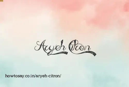 Aryeh Citron
