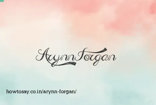 Arynn Forgan