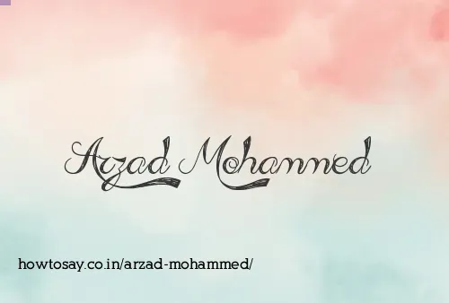 Arzad Mohammed