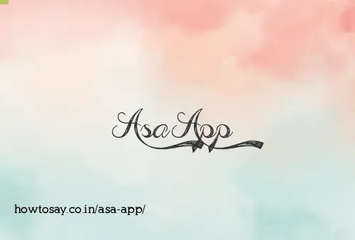 Asa App