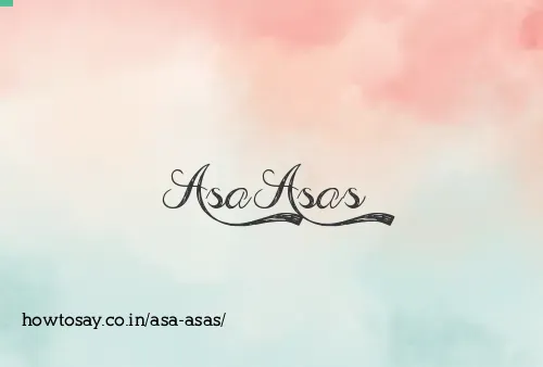 Asa Asas