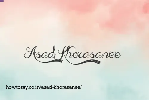 Asad Khorasanee