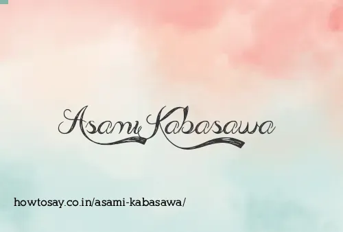 Asami Kabasawa