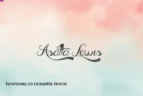 Asatta Lewis