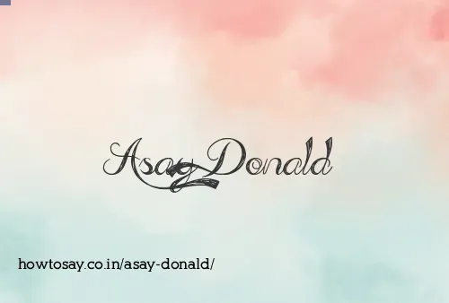 Asay Donald