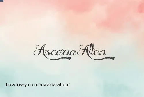 Ascaria Allen