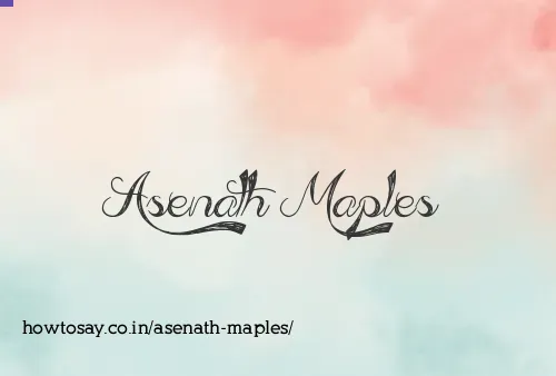 Asenath Maples