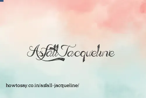 Asfall Jacqueline