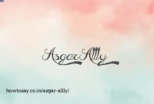 Asgar Allly