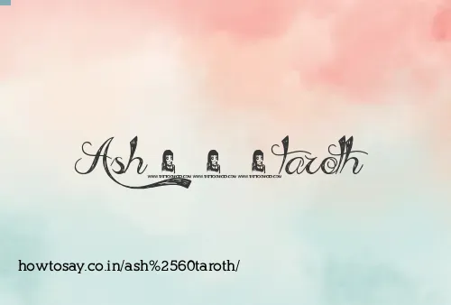 Ash`taroth