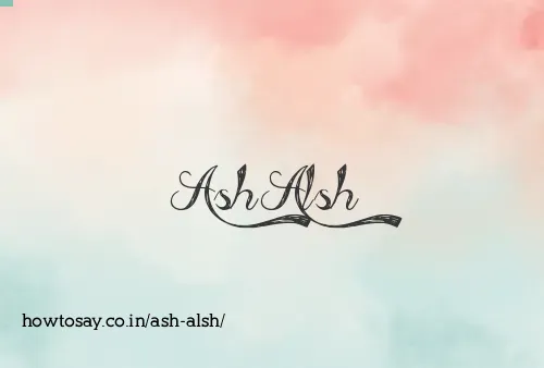 Ash Alsh