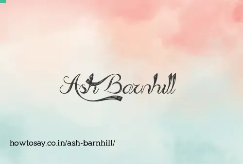 Ash Barnhill