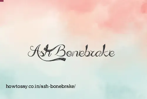 Ash Bonebrake