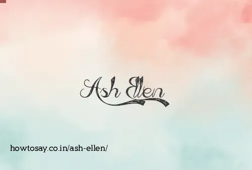 Ash Ellen
