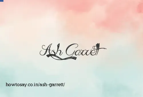 Ash Garrett