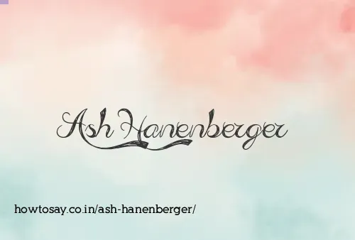 Ash Hanenberger