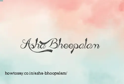 Asha Bhoopalam