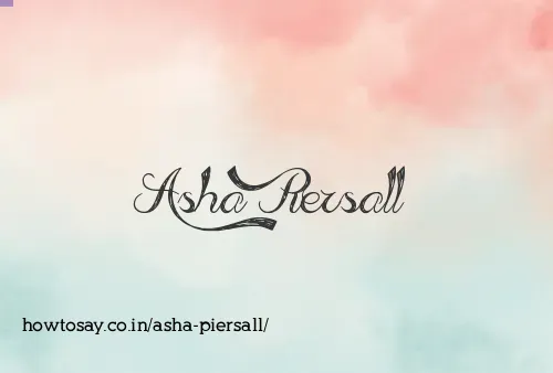 Asha Piersall