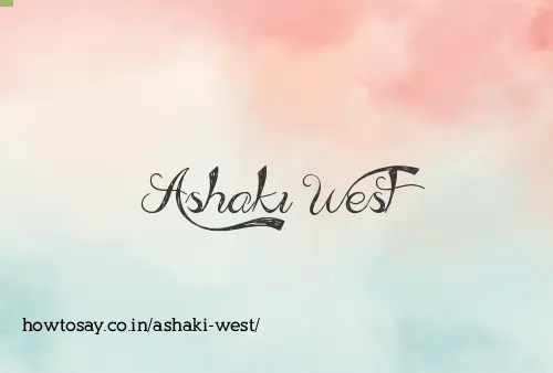 Ashaki West