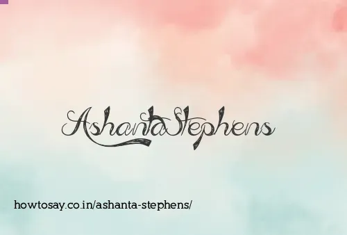 Ashanta Stephens