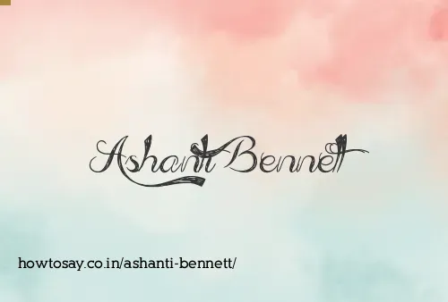 Ashanti Bennett
