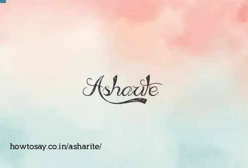Asharite