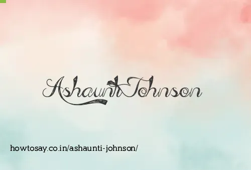 Ashaunti Johnson