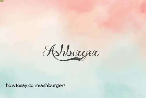 Ashburger