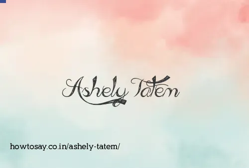 Ashely Tatem