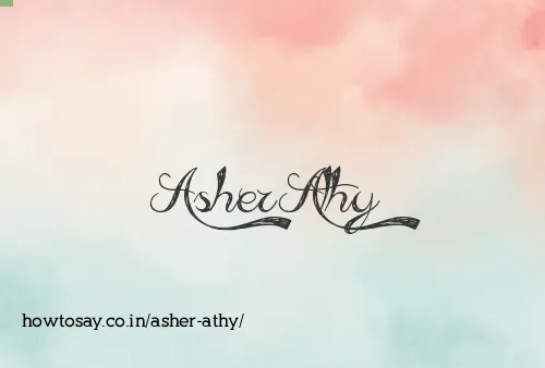 Asher Athy