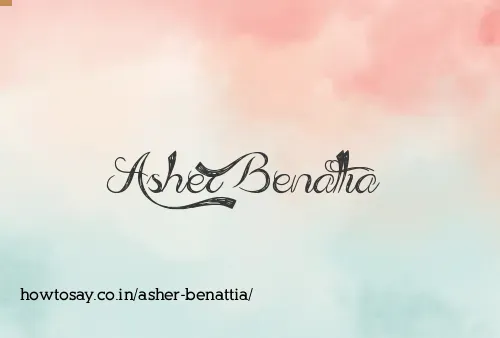 Asher Benattia