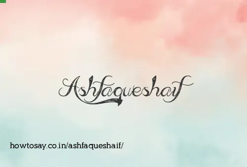 Ashfaqueshaif