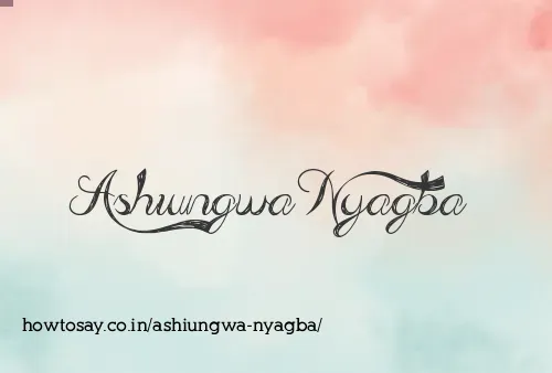 Ashiungwa Nyagba