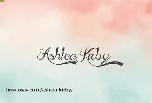 Ashlea Kirby
