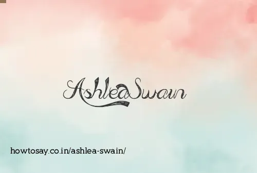 Ashlea Swain