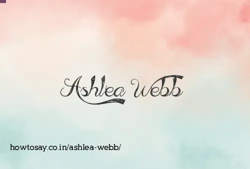Ashlea Webb