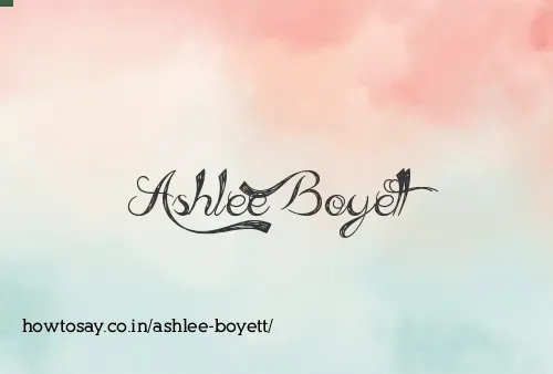 Ashlee Boyett