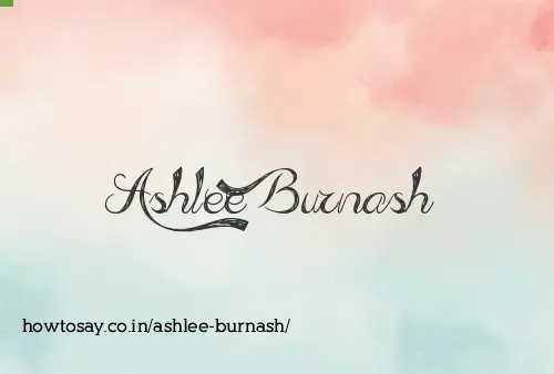 Ashlee Burnash
