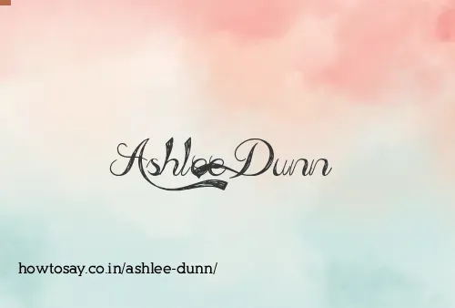 Ashlee Dunn