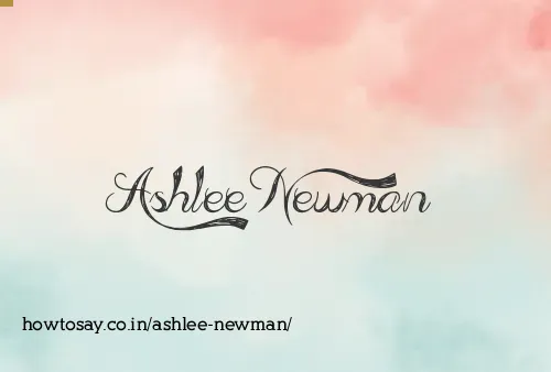 Ashlee Newman