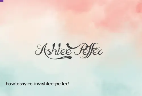 Ashlee Peffer
