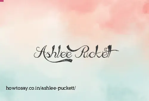 Ashlee Puckett