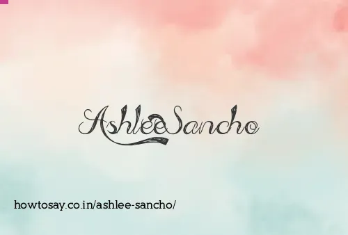 Ashlee Sancho