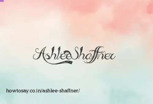 Ashlee Shaffner