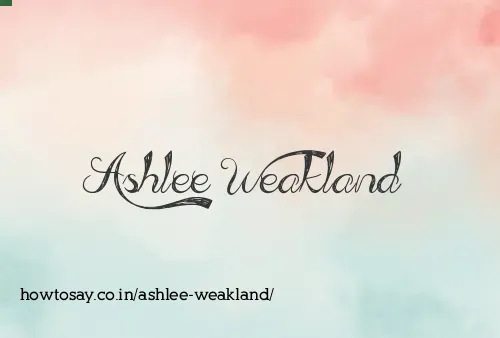 Ashlee Weakland