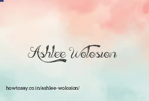Ashlee Wolosion