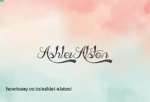 Ashlei Alston